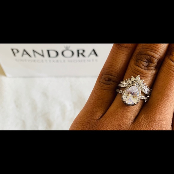 ⚡️MemDaySale⚡️2in1 Pandora Teardrop &Wishbone Set - Picture 4 of 11